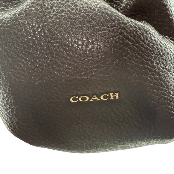 Coach Madison Leather Small Phoebe Shoulder Bag Pebble Grain - Picture 2 of 9